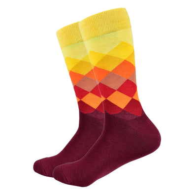 The Treyburn Socks | Pattern Socks | Fun Dress Socks | SoKKs.com