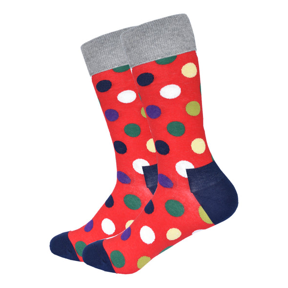 The Trenton Socks | Polka Dot Socks | Fun Dress Socks | SoKKs.com