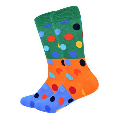 The Flint Socks | Polka Dot Socks | Fun Dress Socks | SoKKs.com