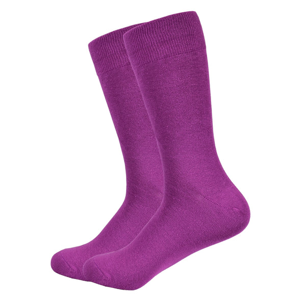 Purple Socks | Solid Color Socks | Fun Dress Socks | SoKKs.com
