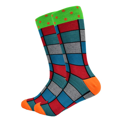 The Summerville Socks | Pattern Socks | Fun Dress Socks | SoKKs.com
