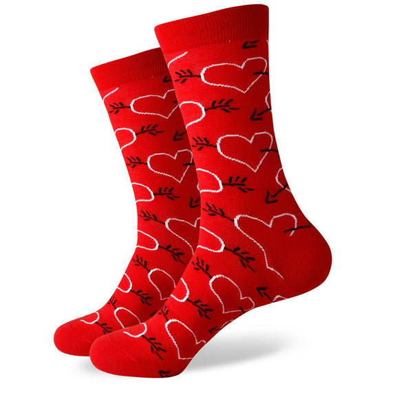 Cupid's Arrow Socks | Novelty Socks | Fun Dress Socks | SoKKs.com