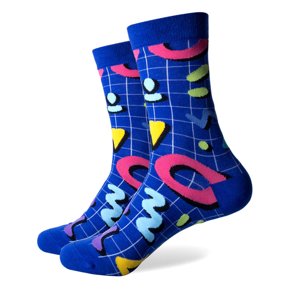Back To The Eighties Socks | Pattern Socks | Fun Dress Socks | SoKKs.com