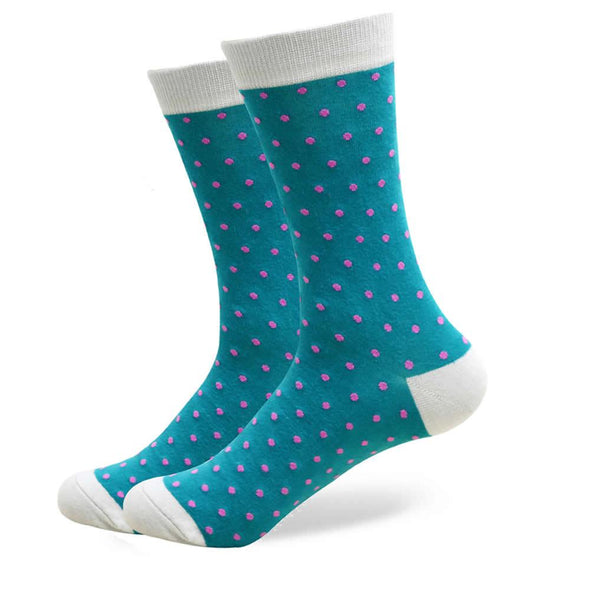 The George Socks | Polka Dot Socks | Fun Dress Socks | SoKKs.com