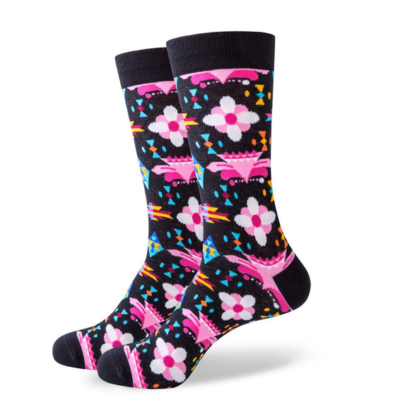 Flower Power Socks | Pattern Socks | Fun Dress Socks | SoKKs.com