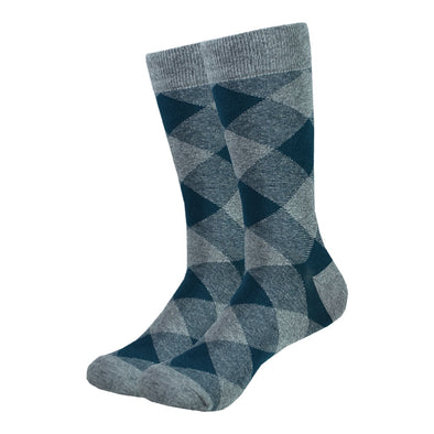Grey Square Socks